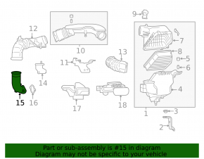 Повітропровід на колектор Infiniti QX50 19-25