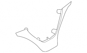 Накладка руля BMW X5 F15 14-18 хром, царапины