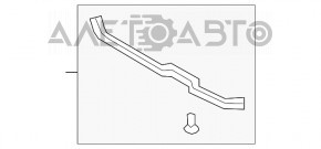 Уплотнитель капота задний Toyota Highlander 08-13