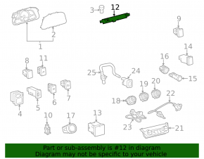 Кнопка аварийки с панелью Toyota Rav4 16-16