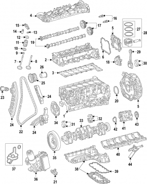 Маслоприемник Mercedes W167 GLE 350 450 20-23 3.0h M256