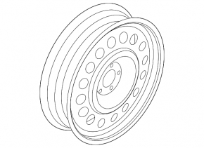 Запасное колесо докатка Ford Escape MK3 13-19 R17 155/70