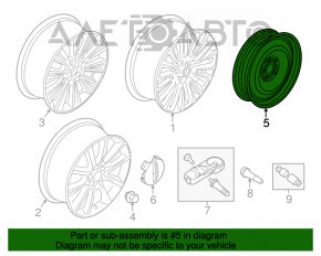 Запасне колесо докатка Ford Escape MK4 20-D17 155/70