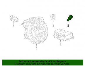 Датчик подушки безопасности задний левый Buick Encore 18-22