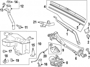 Кришка бачка омивача Toyota Avalon 13-18