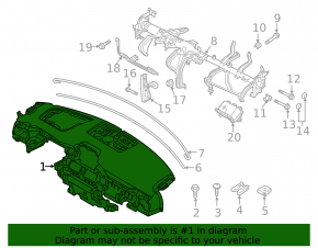 Торпедо передняя панель без AIRBAG Mazda CX-5 17-24
