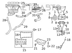 Шкив коленвала Jeep Compass 11-16 2.0 2.4