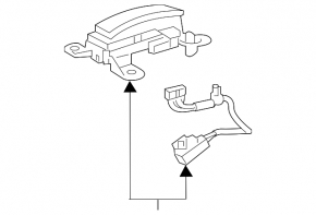 Индикатор АКПП Toyota Rav4 19-24 hybrid, царапины