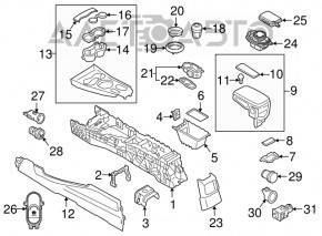 Блок управления Controller Touch BMW 3 F30 14-18