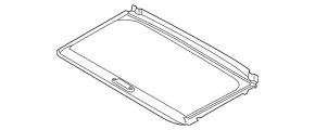 Шторка люка Kia Forte 4d 14-18