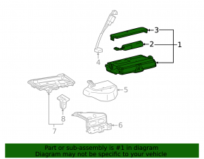 Transceiver Telematic Control Module Lexus UX200 UX250h 19-26
