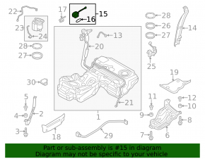 Крышка заливной горловины бензобака Audi A6 C7 12-18