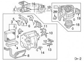 Печка в сборе Lexus GX470 03-05