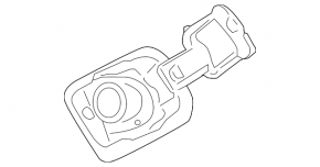Корпус лючка бензобака Audi A4 B9 17-25
