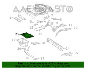 Крышка корпуса АКБ Mercedes W167 GLE 350 450 20-26