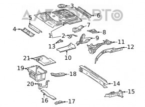 Крышка корпуса АКБ Mercedes W167 GLE 350 450 20-26