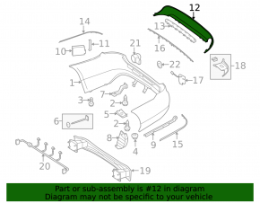 Губа заднього бампера Mercedes E-class W212 10-13 AMG pkg
