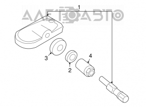 Датчик давления колеса Mazda3 MPS 09-12