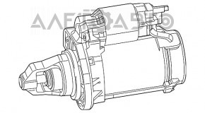 Стартер Dodge Durango 11-15 3.6