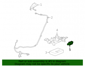 Communication System Navigation Splitter Cadillac CTS 14-17