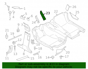 Площадка для отдыха ноги BMW 5 F10 11-16 белая