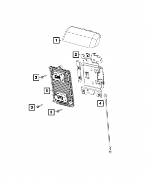 Блок ECU компьютер двигателя Jeep Grand Cherokee WK2 18-19 3.6