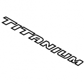 Эмблема надпись TITANIUM крышки багажника Ford Fusion mk5 19-20