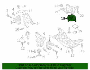Подушка АКПП Audi A6 C8 19-25 2.0T