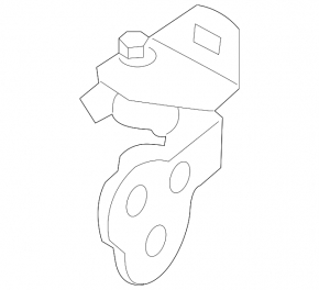 Петля двери нижняя передняя правая Ford Focus mk3 11-18