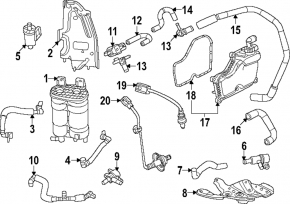 Фильтр топливного абсорбера Mazda CX-90 24-26 PHEV