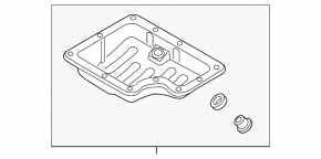 Поддон масляный Hyundai Elantra AD 14-20 1.4