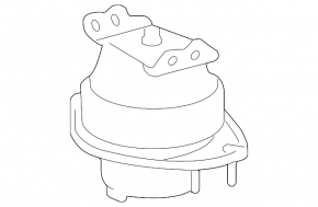 Подушка акпп ззаду Lexus LS460 LS600h 07-12