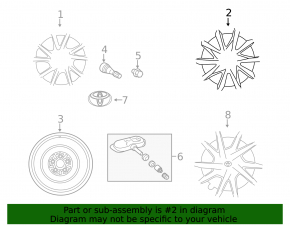 Диск колесный R17x7J 5×114.3 Toyota Prius V 15-17 бордюрка