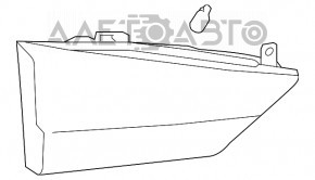 Ліхтар внутрішні двері багажника правий Lexus RX350 16-22
