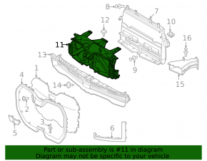 Крепление решетки радиатора grill BMW iX 22-26