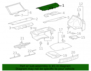 Полка задняя Lexus IS250 IS300 IS350 06-10 беж