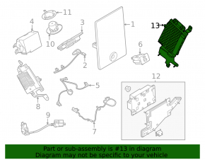 ADVANCED DRIVER SYSTEM CONTROL MODULE Ford Mustang Mach-E 21-26 без кронштейна