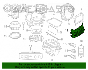 Управление климат-контролем Mini Cooper F56 3d 14-16 auto без подогрева