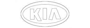 Двері багажника значок значок Kia Sportage 17-22