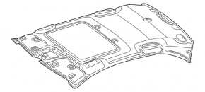 Обшивка стелі Mercedes C-class W205 19-21 під панораму, сіра