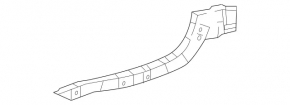 Кронштейн заднього бампера правий Mercedes Metris W447 16-23