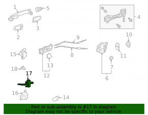 Ограничитель двери задней правой Lexus RX350 RX450h 10-11