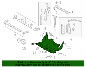 Защита двигателя Subaru Outback 20-23 2.5