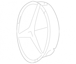 Основание эмблемы решетки радиатора grill Mercedes Metris W447 16-23