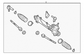 Рейка рульова Lexus RX400h 06-09