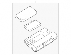 Interface Gateway Display Control Module Audi Q7 16-17
