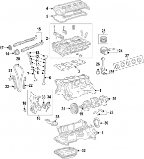 Головка блока цилиндров ГБЦ в сборе Kia Soul 14-19 1.6