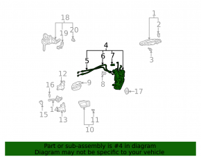 Замок двери передней правой Lexus RX300 98-03