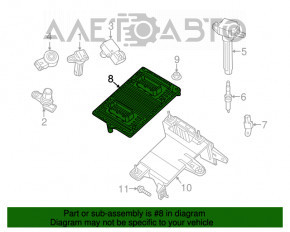 Блок ECU компьютер двигателя Dodge Dart 13-13 2.0