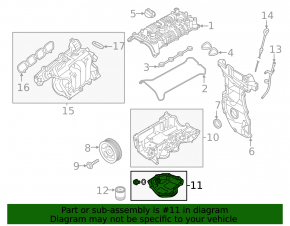 Поддон масляный Nissan Kicks 18-25 1.6